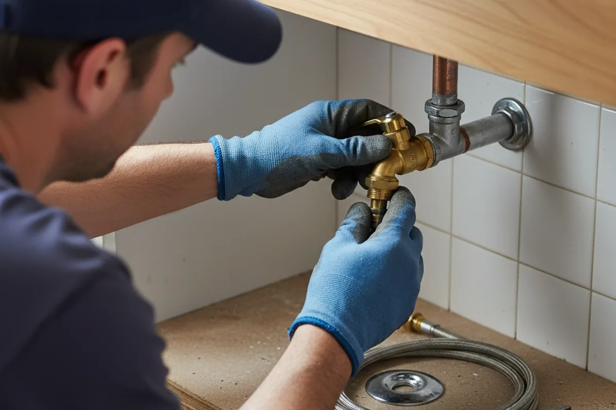 Shutoff valve and fitting work during Faucet and Fixture Repair in East Elmhurst